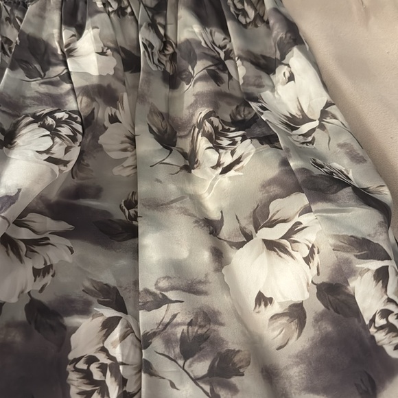 H&M Pea Coat Taupe Wool Ruffle - Picture 11 of 13